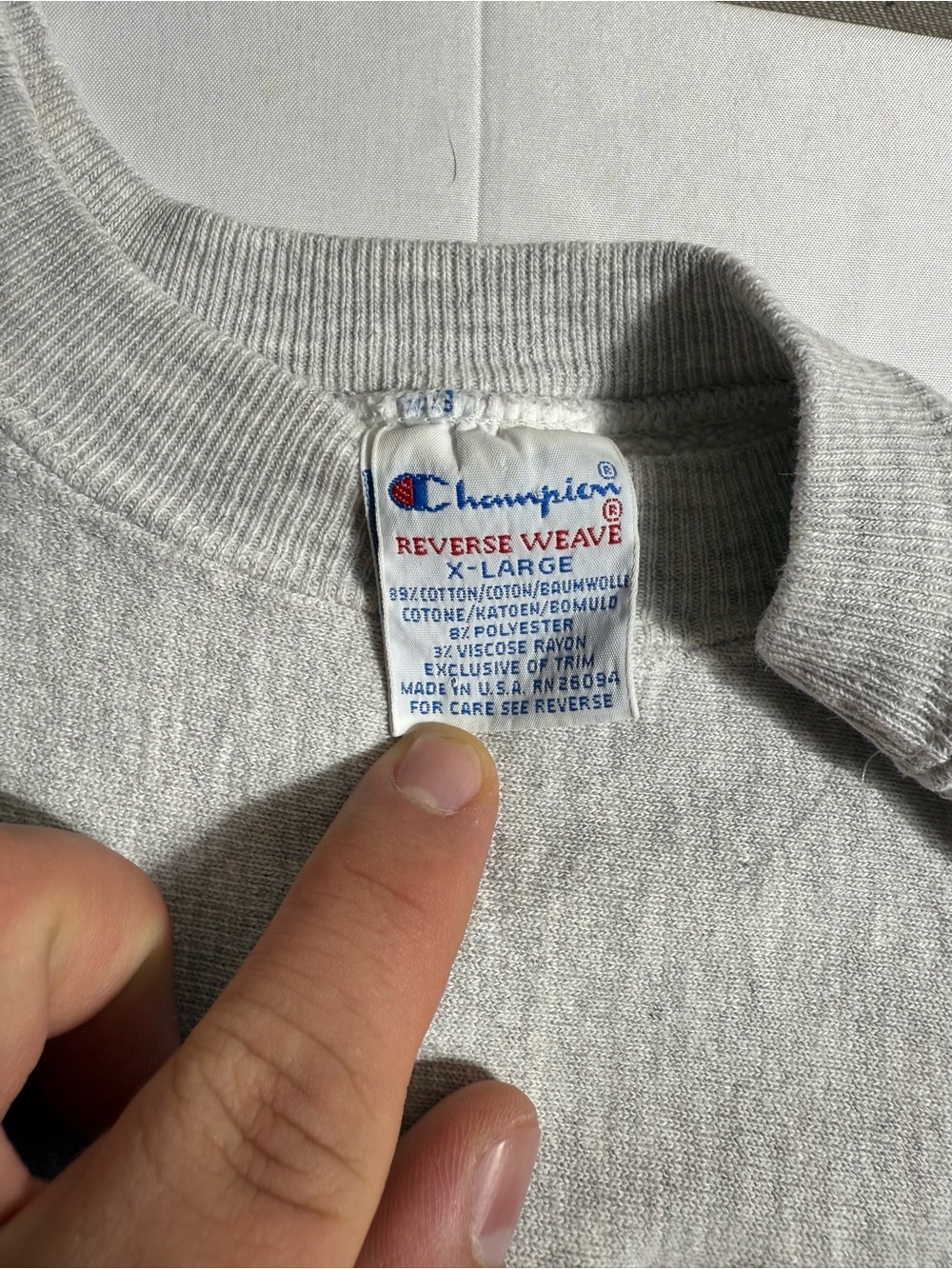 Vintage Champion Reverse Weave University Of Portland Sweatshirt USA XL-Large - Picture 5 of 7